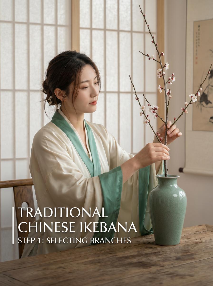 17C 东方插花视频演示：梅花枝的雅致造型美学 - ltmtnff.cn